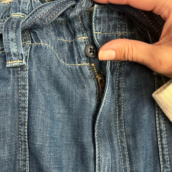 Polo Ralph Lauren Paperbag Utility High Rise Jogger Denim Jeans Size 28 - Picture 9 of 11